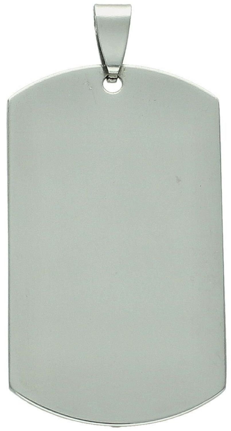 Zawieszka stal szlachetna nieśmiertelnik SPW 09 o wymiarach 5,7 x 2,9 cm, gładka powierzchnia idealna do graweru, trwała i odporna na korozję.1.jpg